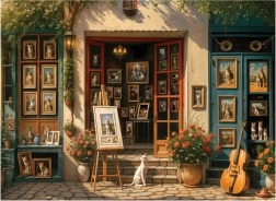 Puzzle Mačja galerija 1000 dijelova ANATOLIAN