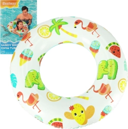 napuhljivi plivački prsten BESTWAY s motivom flaminga 61 cm