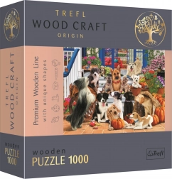 Drvene puzzle TREFL Wood Craft Origin Prijateljstvo pasa 1000 komada