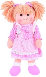 Tkanena lutka ANNA 34 cm