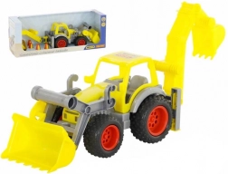 Wader traktor ConsTruck s lopatom i bagerom