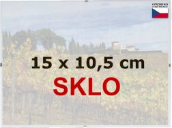 Okvir Euroclip 15x10,5 cm staklo