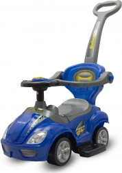 Dječinsko guralo 3u1 s vodilicom Baby Mix Mega Car – plavo