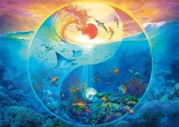 Puzzle Schmidt U zemlji morskih životinja 1000 dijelova