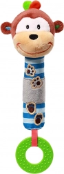 plišana piskajuća igračka s grizalom BABY ONO majmunčić