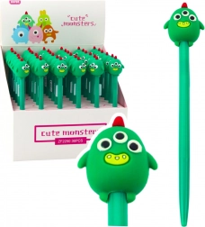 Gel olovka Zeleno Stvorenje s Plavom Tintom 17 cm 0,5 mm