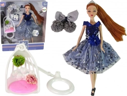 Lutka EMILY s ljuljačkom i cvijećem