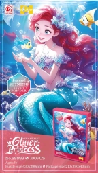 Slagalica 100 dijelova morska sirena sa šljokicama