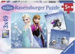 Ravensburger puzzle Frozen: zimske pustolovine 3×49 dijelova