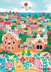 Puzzle Premium Plus The Art of Colour: Barcelona, Španjolska 1000 dijelova