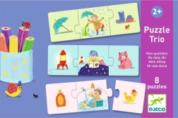 Djeco Puzzle Trio moj dan 8×3 dijelova