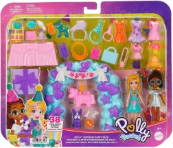 Polly Pocket rođendanska zabava – modni set za igru s lutkama i dodacima