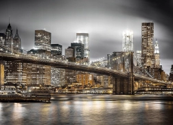 Dijamantno slikanje Brooklyn Bridge 30 × 40 cm