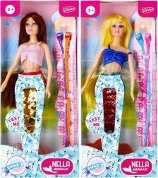 Lutka morska vila s fliterskim repom 30 cm