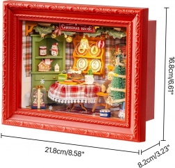 Rolife drvene 3D puzzle Badnja večera s LED, 125 dijelova
