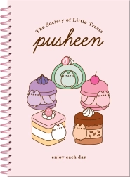 Pusheen set – spiralni blok i naljepnice