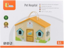 Drvena klinika za životinje VIGA igračka