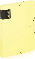 kutija za dokumente A4 Pastelini žuta s gumicom