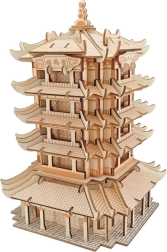 Drvene 3D puzzle Yellow Crane Tower