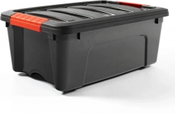 Plastična spremna kutija 12 l s poklopcem DOLONI, crna