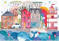 Slagalica Puzzle Luka 250 dijelova s Naljepnicama