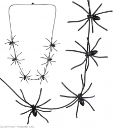 crna ogrlica s paucima