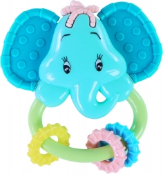 Zvečkalo i grizalica slon za bebe