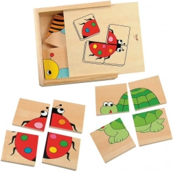 Puzzle male životinje – set 4 kom