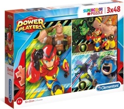 Puzzle Power Players 3x48 dijelova