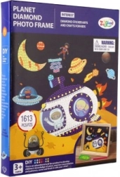 Dijamantno slikanje – kreativni set Svemir s okvirom