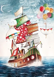 Slagalica slobodni brod 1000 dijelova MAGNOLIA