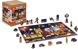 Drvene puzzle London noću s vatrometom