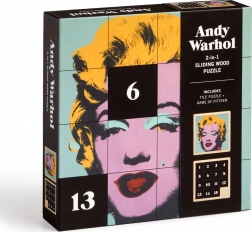 Klizne drvene slagalice Andy Warhol: Marilyn