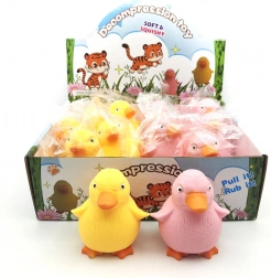 Šaljiva stiskajuća pačica antistres igračka 8×6 cm