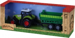 Plastični traktor sa zvukom i svjetlom s prikolicom – Moja mala farma