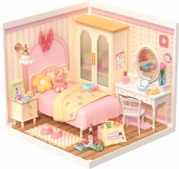 Rolife DIY kućica – spavaća soba s LED rasvjetom, 105 dijelova