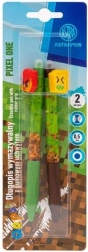 Gumirajuće olovke ASTRA Pixel One, 2 kom (mješavina boja)