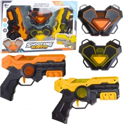 Laser tag set za djecu – 2 pištolja i 2 mete na infracrvene zrake sa svjetlima i zvukovima