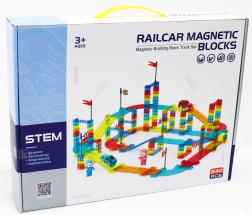 Magnetic Racing Track 240 Pieces with Electric Car
