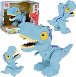 Plava figurica dinosaura velociraptor s pokretnim udovima