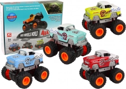 autić monster truck 4x4 na velikim kotačima – set boja