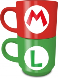 Set keramičkih šalica Super Mario Mario i Luigi