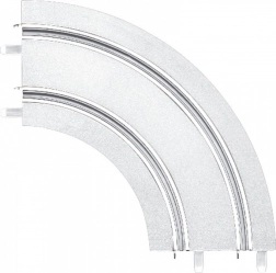 zavoj 1/90° snijeg/led za autodrame Carrera GO!!!, GO!!! Plus i Digital 143 (2 kom)