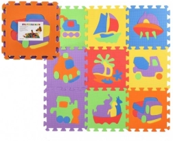 Pjenaste puzzle prijevozna sredstva 27 × 27