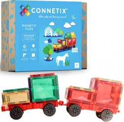 Connetix Rainbow Motion Pack magnetičke građevne kocke 24 dijelova