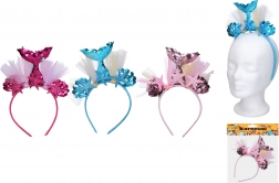 Karnevalska traka za kosu Sirena s ukrasom