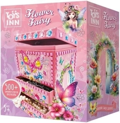 Dekorativna kutijica za nakit Flower Fairy Bellisa – kreativni mozaik set za djecu