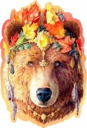 Drvene puzzle Elegantni Medvjed od Wooden City