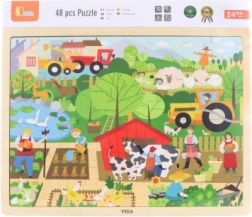 Drvene puzzle Farma 48 dijelova