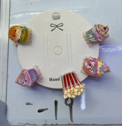 Ukapnice za kosu - slastice, set 5 kom